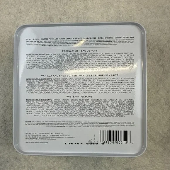 CRABTREE & EVELYN LIMITED EDITION Hand Therapy Set Of 3 Creams 1.6 oz Each #1 - Picture 5 of 13